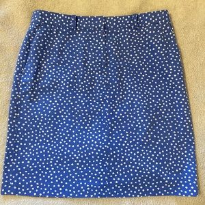 Brooks Brothers Womens Polka Dot Cotton Vintage Y2K Pencil Skirt Size 12